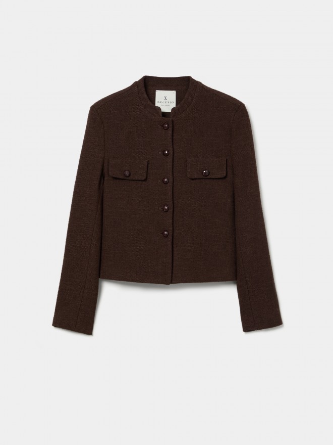 Chaqueta corta de tweed Chaqueta corta de tweed
