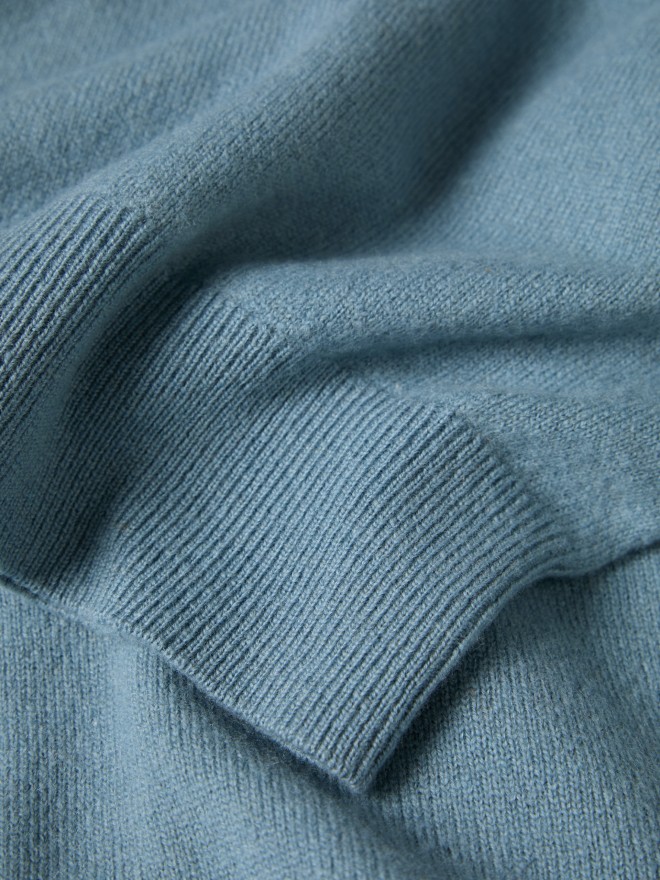 Jersey de lana con medio cierre Jersey de lana con medio cierre