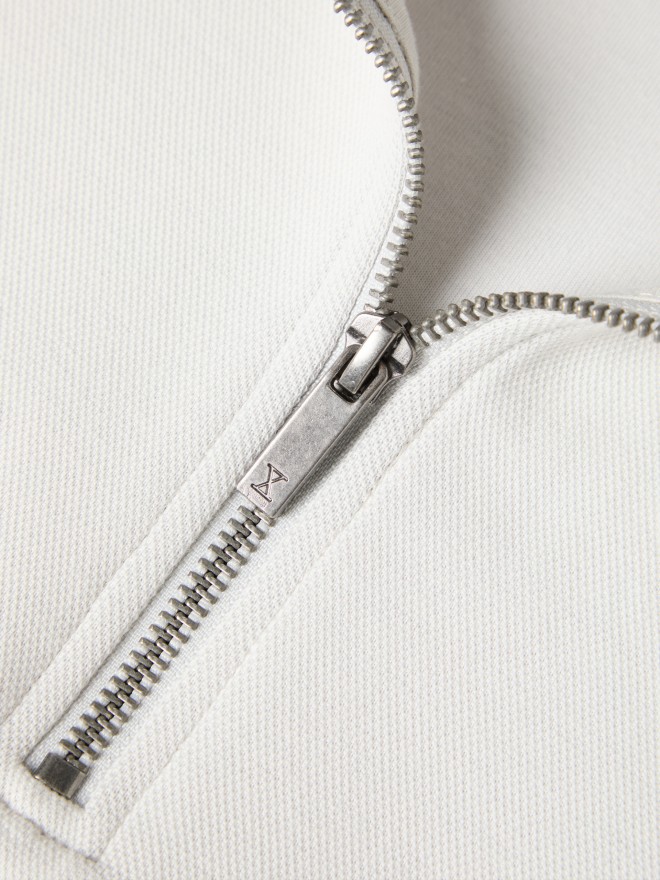 Sweater with placket