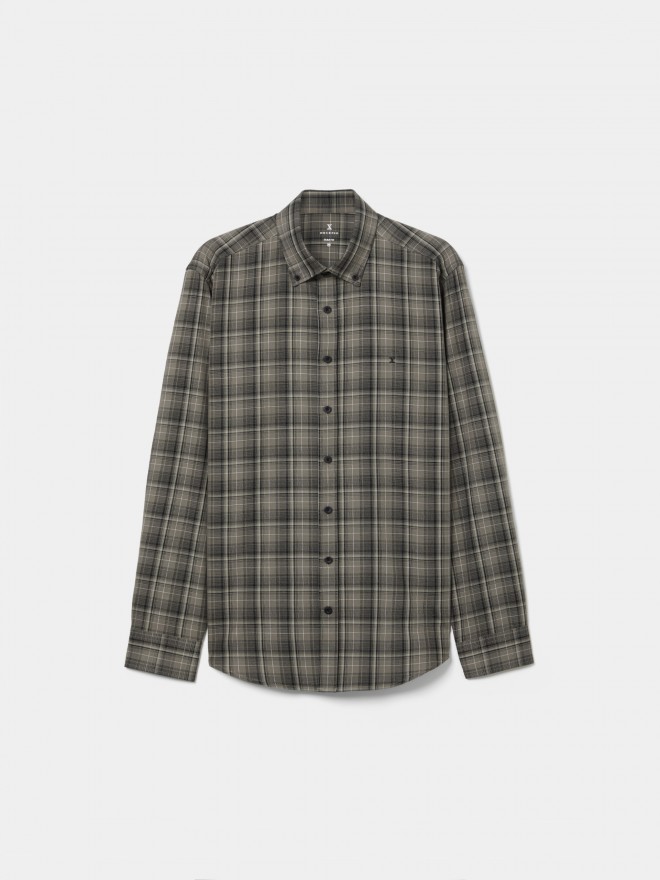 Camisa xadrez slim fit Camisa xadrez slim fit