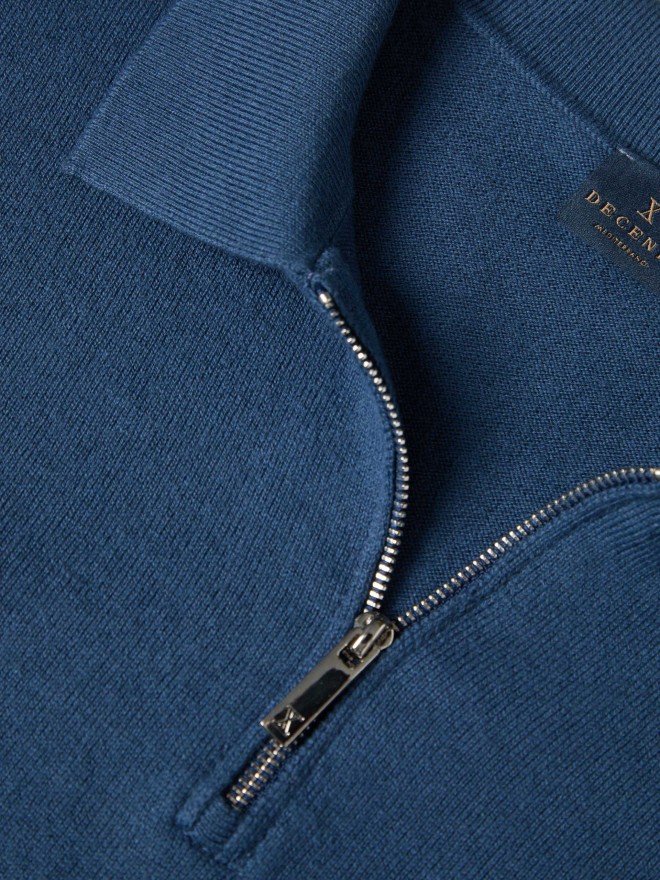 Polo shirt in cotton and cashmere