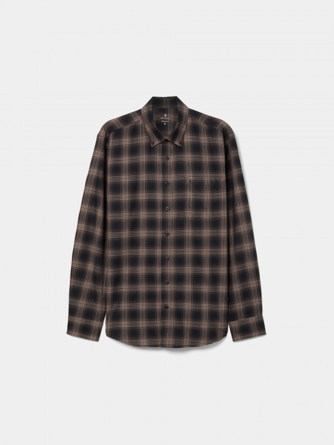 Camisa xadrez regular fit Camisa xadrez regular fit