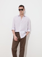 Striped linen shirt