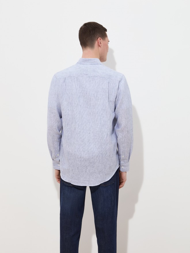 Regular fit linen shirt