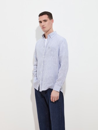 Regular fit linen shirt Regular fit linen shirt