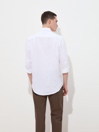 Regular fit linen shirt Regular fit linen shirt
