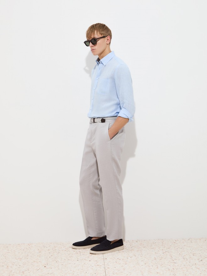 Linen chino trousers Linen chino trousers