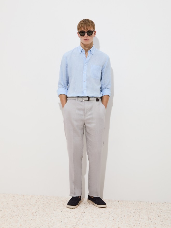 Linen chino trousers Linen chino trousers
