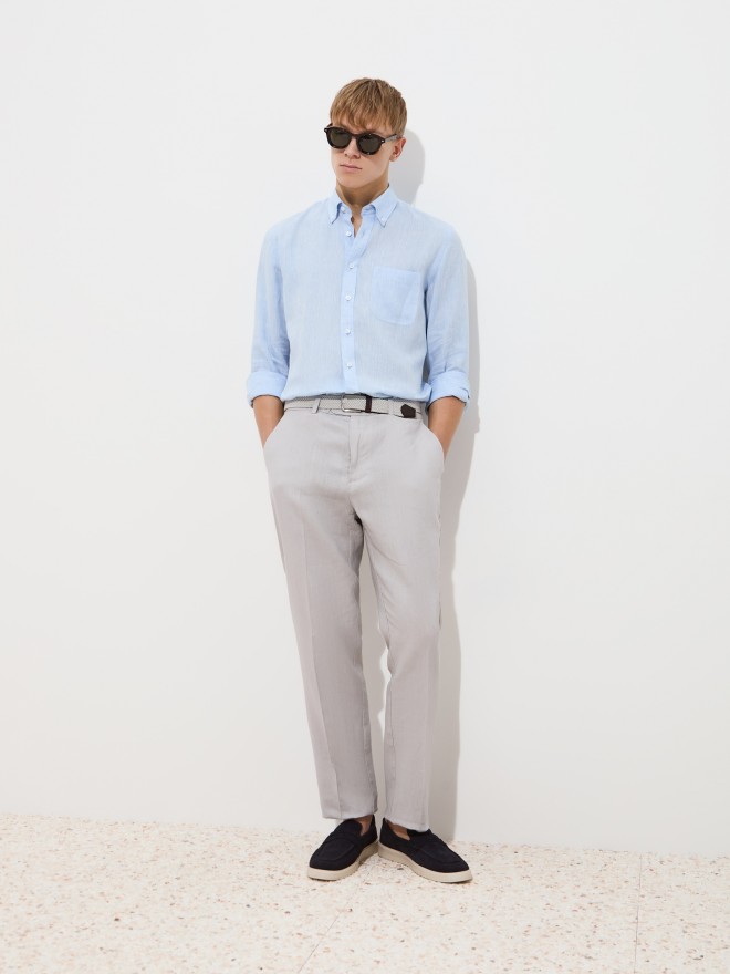 Linen chino trousers Linen chino trousers