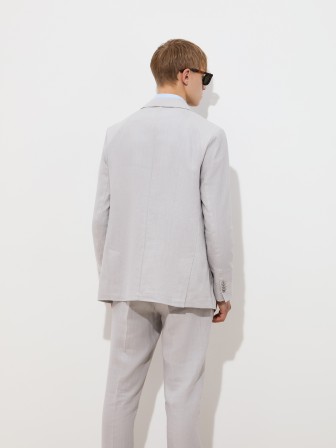 Regular fit linen blazer Regular fit linen blazer