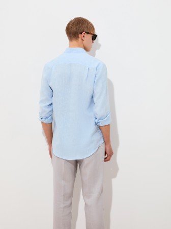 Regular fit linen shirt Regular fit linen shirt