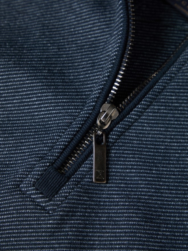 Sweater with half-zip closure Sweater with half-zip closure