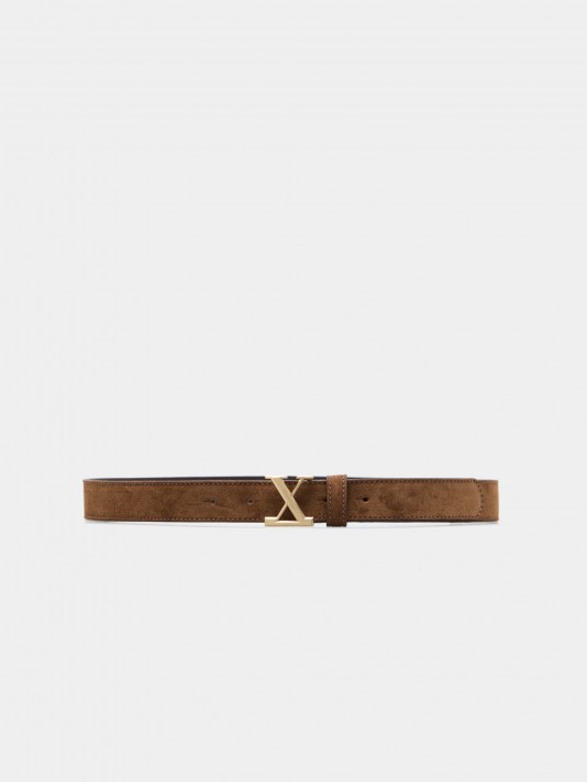 Leather belt