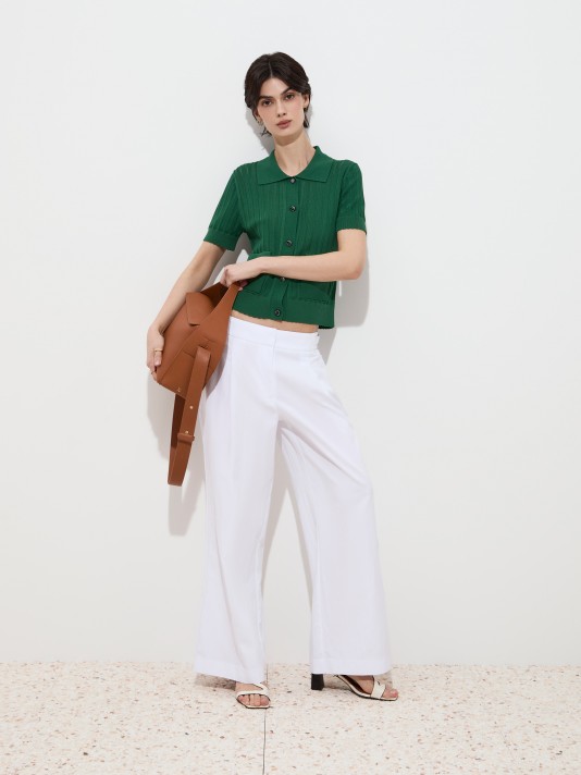 Pleated trousers
