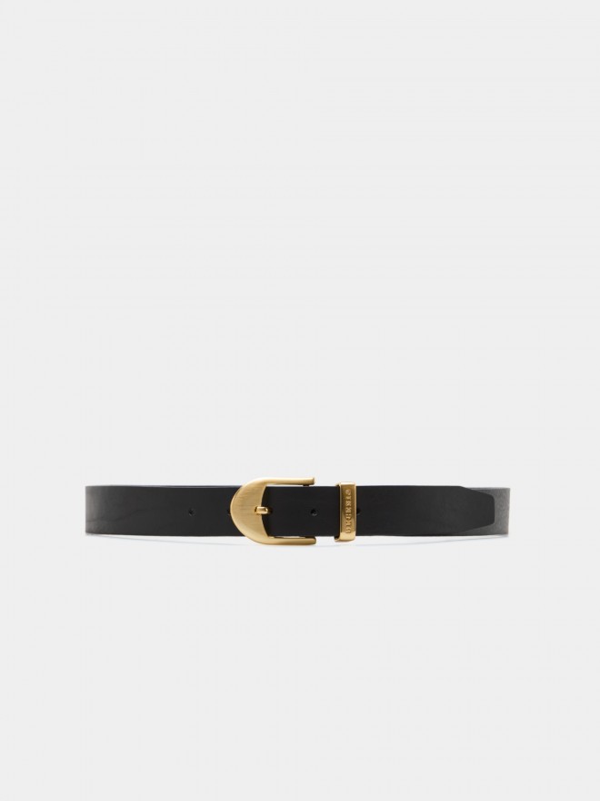 Leather belt