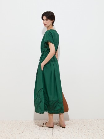 Dress with English embroidery Dress with English embroidery