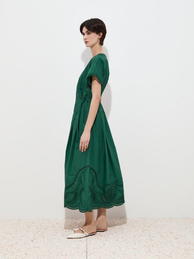 Dress with English embroidery Dress with English embroidery