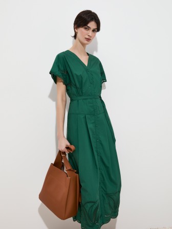 Dress with English embroidery Dress with English embroidery