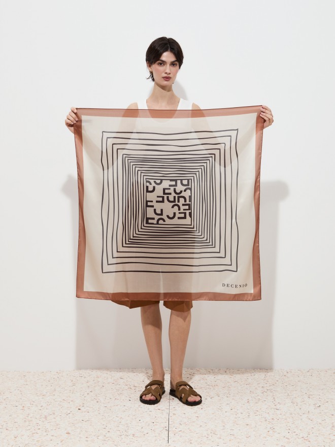 Len�o com estampado