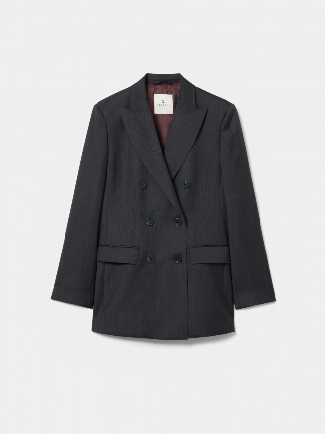 Double-breasted wool blazer Double-breasted wool blazer