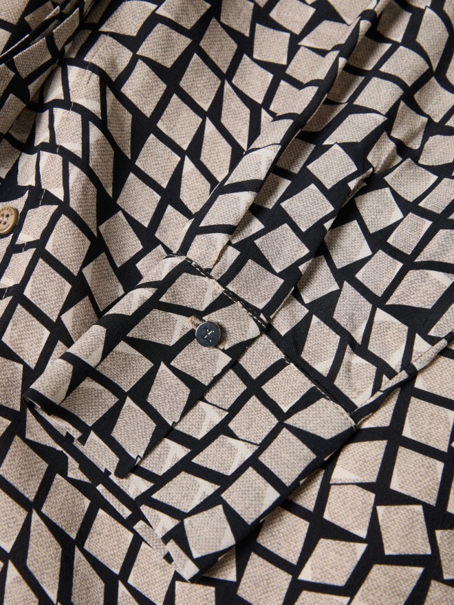 Printed shirt dress Printed shirt dress