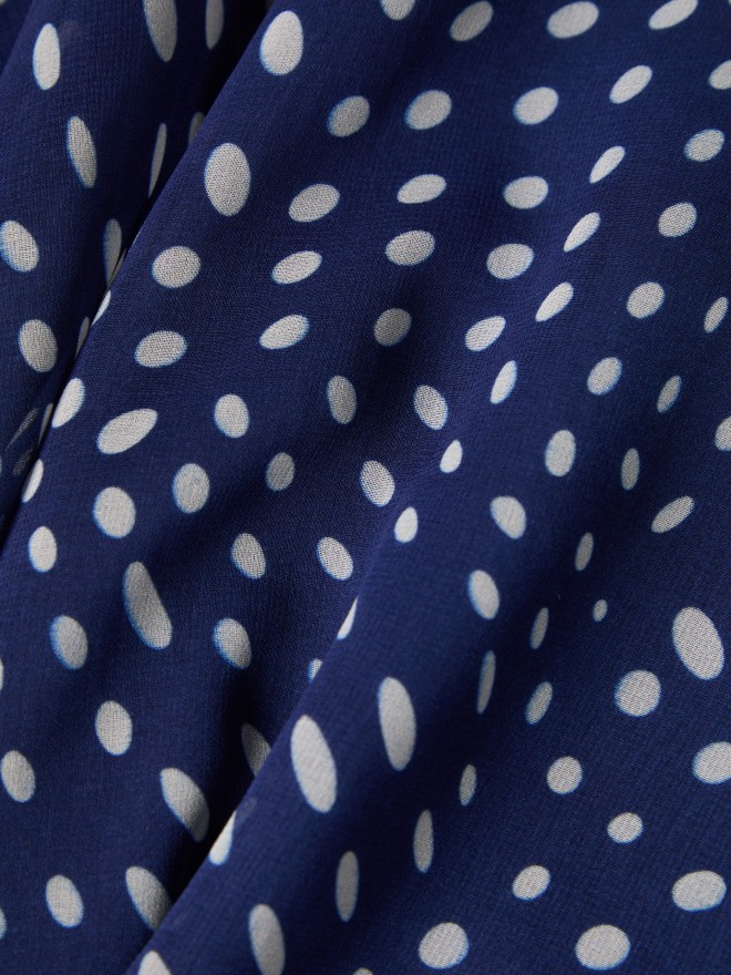 Vestido midi estampado