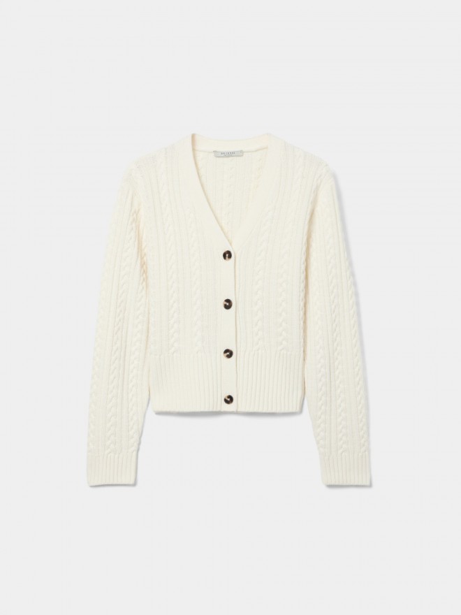 Braided knit jacket Braided knit jacket