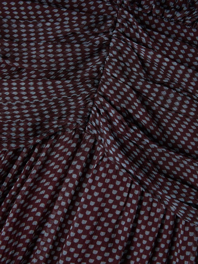Vestido midi estampado Vestido midi estampado