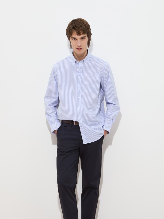 Regular fit striped shirt