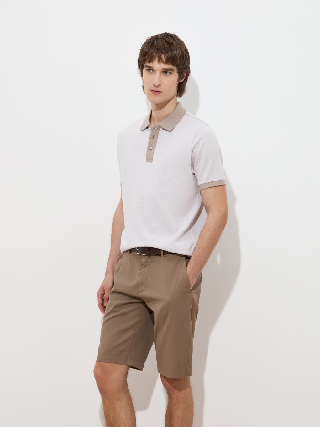 Short-sleeved polo shirt