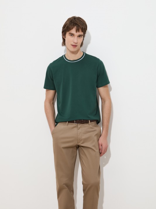 T-shirt em algod�o