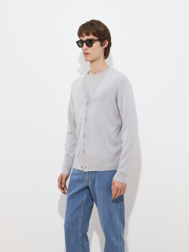 Cotton knitted coat Cotton knitted coat