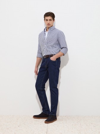 Calças denim slim fit Calças denim slim fit