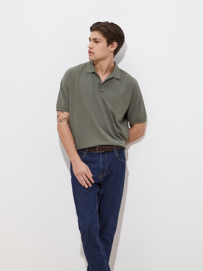 Regular fit piqué polo shirt Regular fit piqué polo shirt