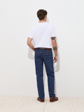 Calças denim regular fit Calças denim regular fit