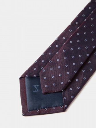 Corbata de seda con lunares Corbata de seda con lunares