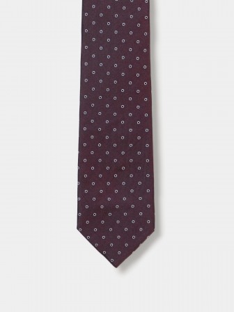 Corbata de seda con lunares Corbata de seda con lunares