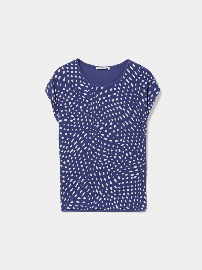 T-shirt fluida estampada T-shirt fluida estampada