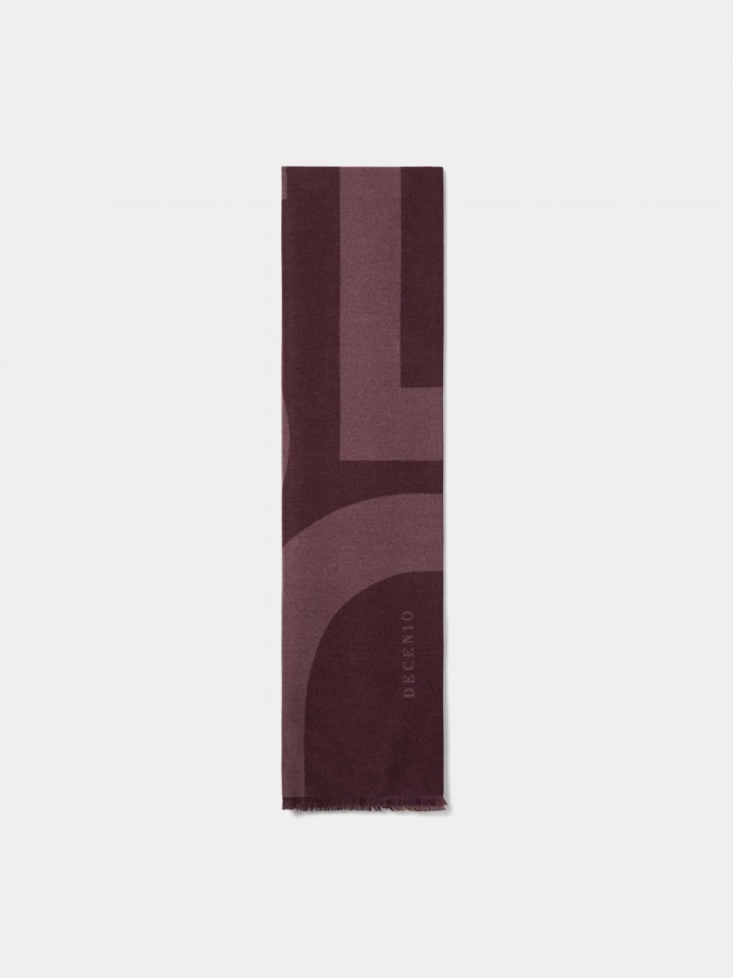 Two-tone wool scarf Two-tone wool scarf