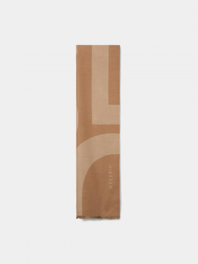 Two-tone wool scarf Two-tone wool scarf