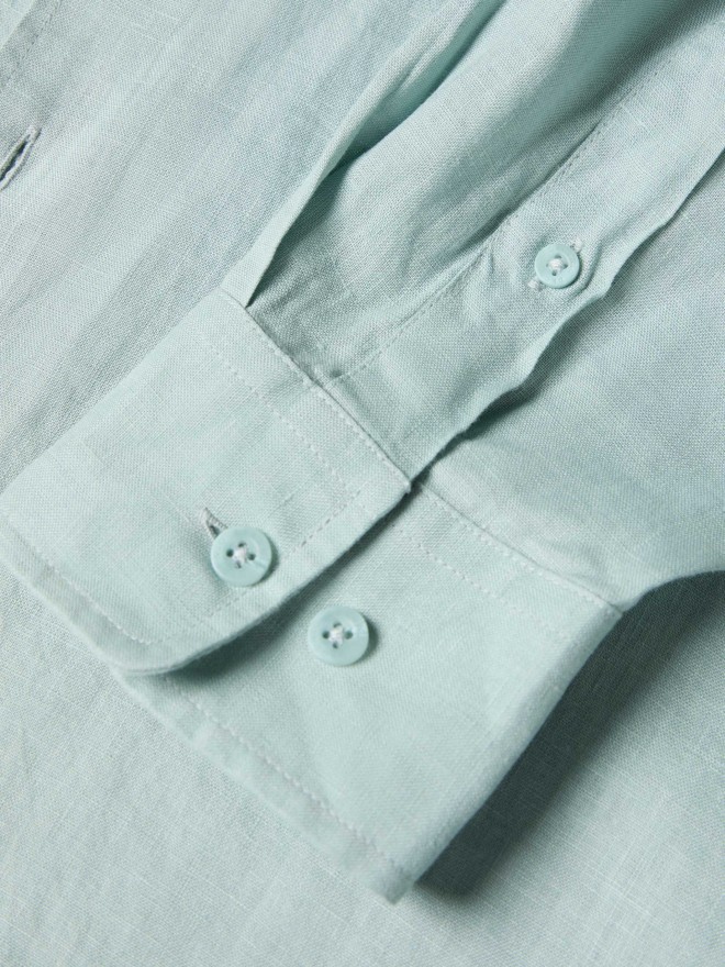 Regular fit linen shirt