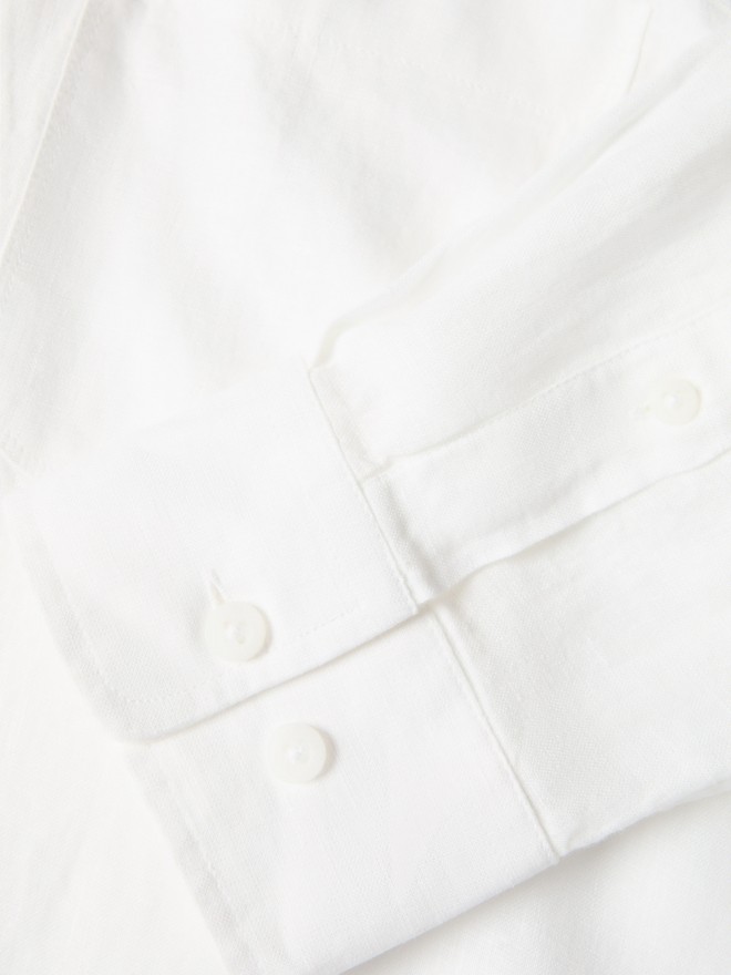Regular fit linen shirt