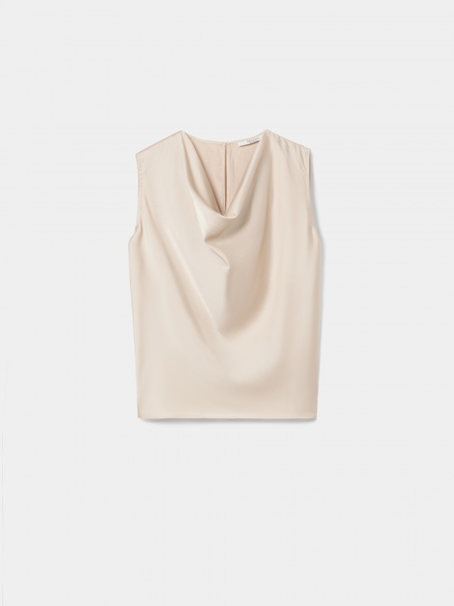 Draped flowy blouse Draped flowy blouse