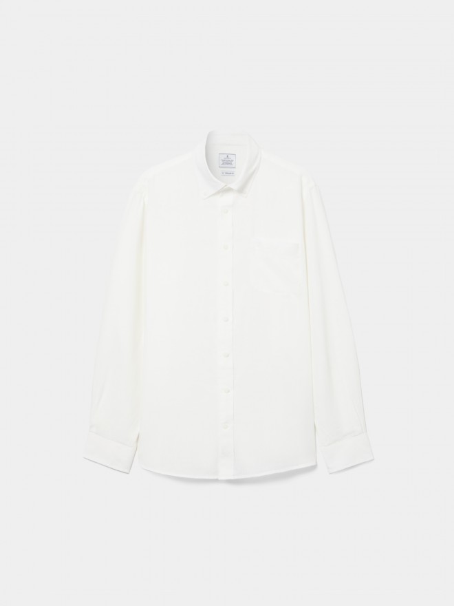 Regular fit linen shirt