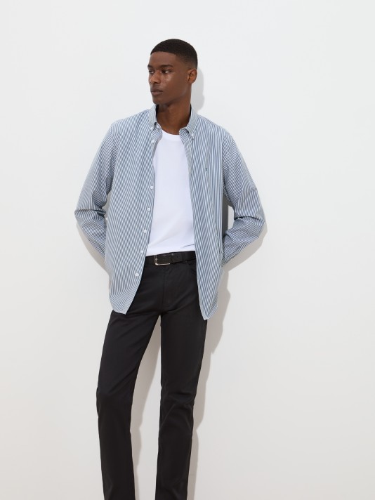 Regular fit striped shirt