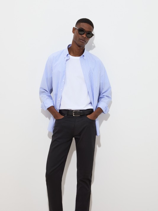 Regular fit striped shirt