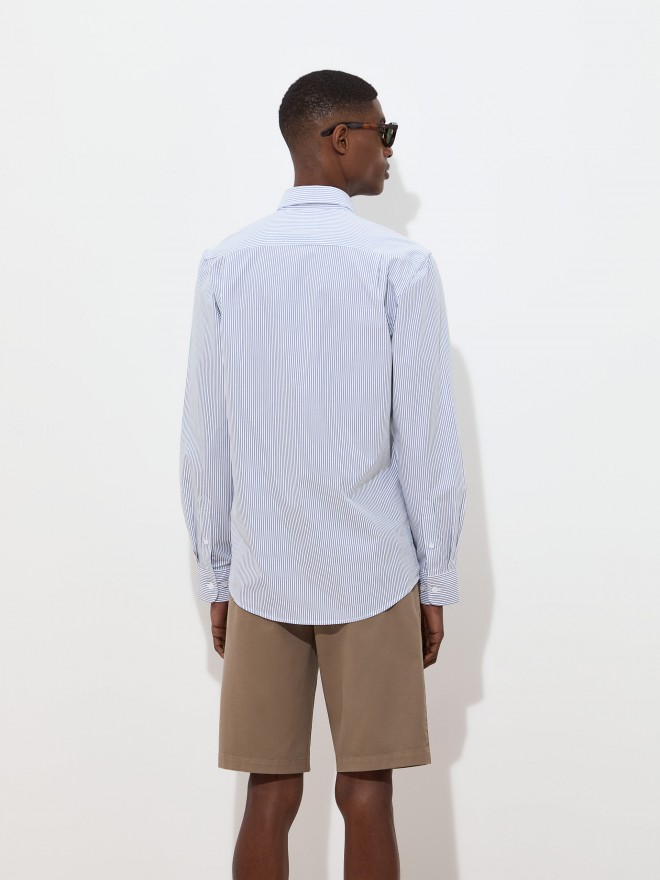 Slim fit striped shirt