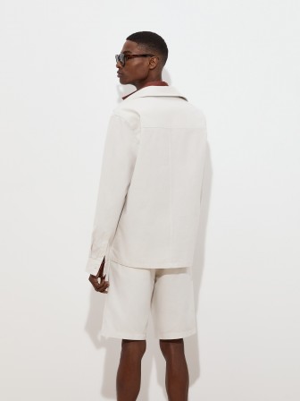Cotton overshirt with pockets Cotton overshirt with pockets