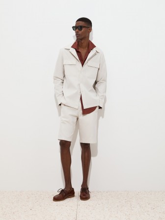 Cotton overshirt with pockets Cotton overshirt with pockets