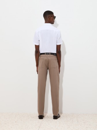 Regular fit twill pants Regular fit twill pants